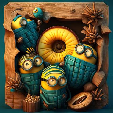 3D model Minions Paradise game (STL)